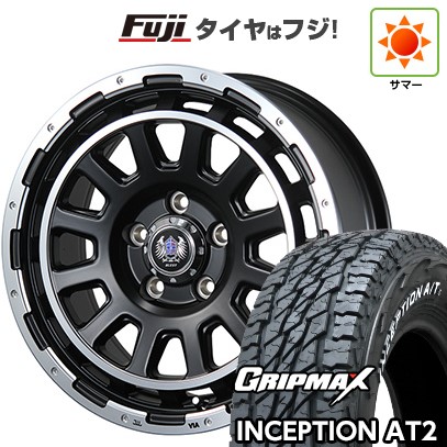 【新品 軽自動車】ハスラー デリカミニ(4WD) 夏タイヤ ホイール4本セット 165/60R15 グリップマックス インセプション A/TII RWL(限定) ブレスト バーンズテック DHストリーム 数量限定 15インチ(送料無料) サマータイヤ画像