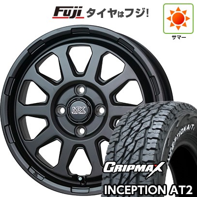 【新品】プロボックス/サクシード(リフトアップ) 夏タイヤ ホイール4本セット 185R14C 102/100Q グリップマックス インセプション A/TII RWL(限定) ホットスタッフ マッドクロス レンジャー 5J 14インチ(送料無料)