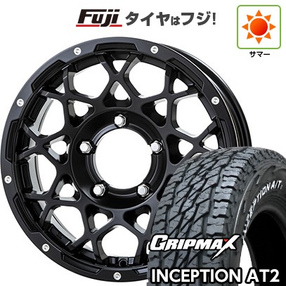 【新品】ジムニー 夏タイヤ ホイール4本セット 175/80R16 グリップマックス インセプション A/TII RWL(限定) トライスター BRUT BR-55 5.5J 16インチ(送料無料)