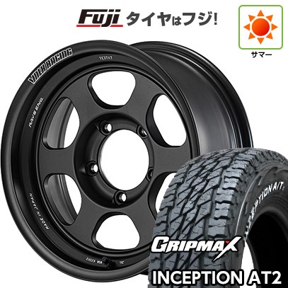 【新品】ジムニー 夏タイヤ ホイール4本セット 175/80R16 グリップマックス インセプション A/TII RWL(限定) RAYS レイズ ボルクレーシング TE37XT FOR J UL 5.5J 16インチ(送料無料)