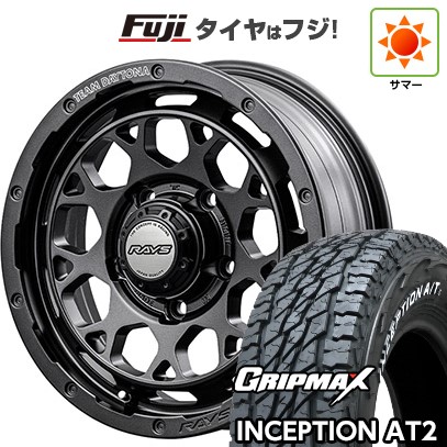 【新品】ジムニー 夏タイヤ ホイール4本セット 175/80R16 グリップマックス インセプション A/TII RWL(限定) RAYS レイズ デイトナ M9+ SPEC-M 5.5J 16インチ(送料無料)