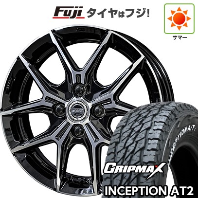 【新品】プロボックス/サクシード(リフトアップ) 夏タイヤ ホイール4本セット 185R14C 102/100Q グリップマックス インセプション A/TII RWL(限定) 共豊 スマック +EK M1 5J 14インチ(送料無料)