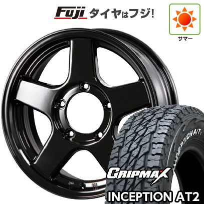 【新品】ジムニー 夏タイヤ ホイール4本セット 175/80R16 グリップマックス インセプション A/TII RWL(限定) フォーバイフォーエンジニア ブラッドレー V EVOLUTION for Jimny 5.5J 16インチ(送料無料)