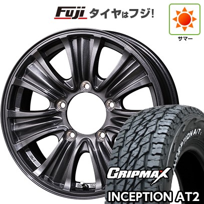 【新品】ジムニー 夏タイヤ ホイール4本セット 175/80R16 グリップマックス インセプション A/TII RWL(限定) トピー バザルト-X タイプ2 5.5J 16インチ(送料無料)