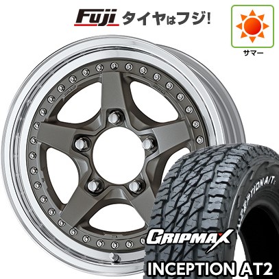 【新品】ジムニー 夏タイヤ ホイール4本セット 175/80R16 グリップマックス インセプション A/TII RWL(限定) WORK ワーク クラッグ ガルバトレ 2 5.5J 16インチ(送料無料)
