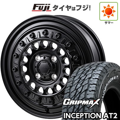 【新品】プロボックス/サクシード(リフトアップ) 夏タイヤ ホイール4本セット 185R14C 102/100Q グリップマックス インセプション A/TII RWL(限定) モンツァ HI-BLOCK ターマー 5J 14インチ(送料無料)