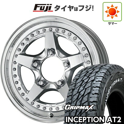 【新品】ジムニー 夏タイヤ ホイール4本セット 175/80R16 グリップマックス インセプション A/TII RWL(限定) WORK ワーク クラッグ ガルバトレ 2 カットクリア【限定】 5.5J 16インチ(送料無料)