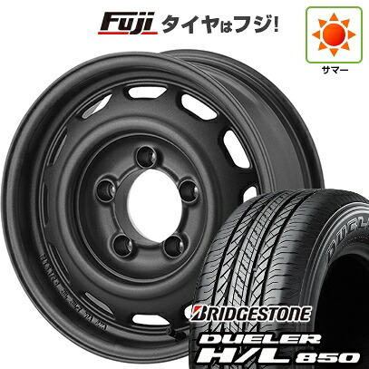 【新品】ジムニー 夏タイヤ ホイール4本セット 175/80R16 ブリヂストン デューラー H/L850 アピオ ワイルドボア ベンチュラ 5.5J 16インチ(送料無料)｜フジコーポレーション