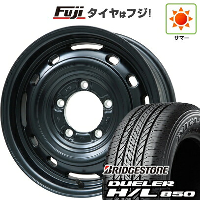 【新品】ジムニー 夏タイヤ ホイール4本セット 175/80R16 ブリヂストン デューラー H/L850 レアマイスター LMG OFF-STYLE 2 (マットブラック) 5.5J 16インチ(送料無料)｜フジコーポレーション