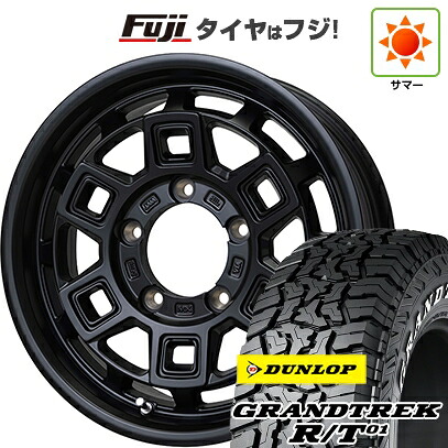 【新品】ジムニーシエラ/ジムニーノマド 夏タイヤ ホイール4本セット 215/65R16 ダンロップ グラントレック R/T01 RWL/RBL ホットスタッフ マッドクロス アイヴァー 6J 16インチ(送料無料)｜フジコーポレーション