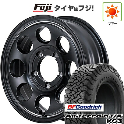 【新品】ジムニーシエラ/ジムニーノマド 夏タイヤ ホイール4本セット 215/65R16 BFグッドリッチ オールテレーンT/A KO3 RBL MID WHEELS ガルシア パーム8 6J 16インチ(送料無料)|フジコーポレーション
