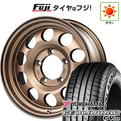 【新品】ジムニーシエラ/ジムニーノマド 夏タイヤ ホイール4本セット 215/65R16 ヨコハマ ジオランダー CV G058 プラスライン フィールドコンクエスト 6J 16インチ(送料無料)｜フジコーポレーション 105,350円