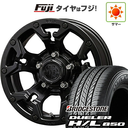 【新品】ジムニー 夏タイヤ ホイール4本セット 175/80R16 ブリヂストン デューラー H/L850 クリムソン マーテルギア(MG) ゴーレム 5.5J 16インチ(送料無料)｜フジコーポレーション