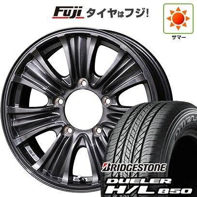 【新品】ジムニー 夏タイヤ ホイール4本セット 175/80R16 ブリヂストン デューラー H/L850 トピー バザルト-X タイプ2 5.5J 16インチ(送料無料)|フジコーポレーション