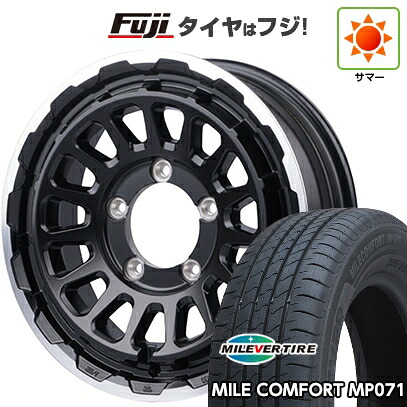 【新品】ジムニーシエラ/ジムニーノマド 夏タイヤ ホイール4本セット 215/65R16 ミレバー ミレコンフォート MP071(限定) シーエルリンク UNIONRIM HR 6J 16インチ(送料無料)｜フジコーポレーション