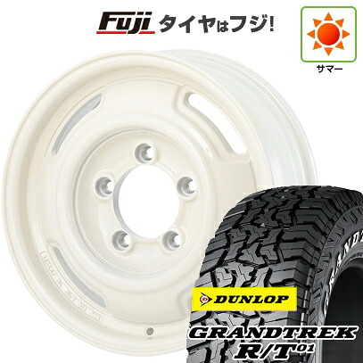 【新品】ジムニーシエラ/ジムニーノマド 夏タイヤ ホイール4本セット 215/65R16 ダンロップ グラントレック R/T01 RWL/RBL アピオ ワイルドボア SR+ 6J 16インチ(送料無料)|フジコーポレーション