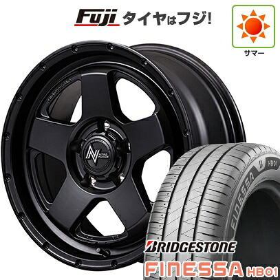 【新品 軽自動車】N-BOX タント スペーシア 夏タイヤ ホイール4本セット 165/55R15 ブリヂストン フィネッサHB01 MID WHEELS NITRO POWER S5 ベクター 4.5J 15インチ(送料無料)|フジコーポレーション
