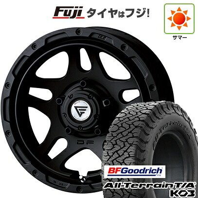【新品】ジムニーシエラ/ジムニーノマド 夏タイヤ ホイール4本セット 215/65R16 BFグッドリッチ オールテレーンT/A KO3 RBL デルタフォース オーバーランダー 6J 16インチ(送料無料)｜フジコーポレーション