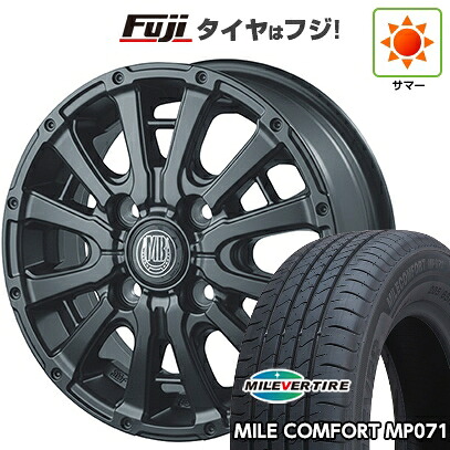 【新品 軽自動車】N-BOX タント スペーシア 夏タイヤ ホイール4本セット 155/65R14 ミレバー ミレコンフォート MP071(限定) インターミラノ MUD BAHN XR-600S 4.5J 14インチ(送料無料)｜フジコーポレーション