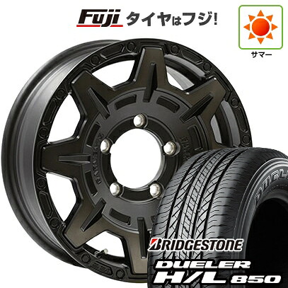 【新品】ジムニー 夏タイヤ ホイール4本セット 175/80R16 ブリヂストン デューラー H/L850 WEDS ウェッズ クロスオーバーガーメンツ Style M 5.5J 16インチ(送料無料)|フジコーポレーション