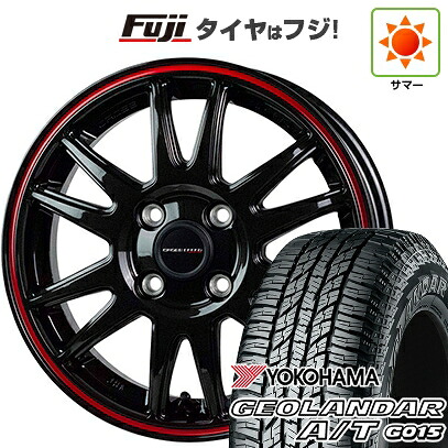 【新品 軽自動車】N-BOX タント スペーシア 夏タイヤ ホイール4本セット 165/55R15 ヨコハマ ジオランダー A/T G015 RBL ホットスタッフ クロススピード ハイパーエディションCR6【限定】 4.5J 15インチ(送料無料)|フジコーポレーション