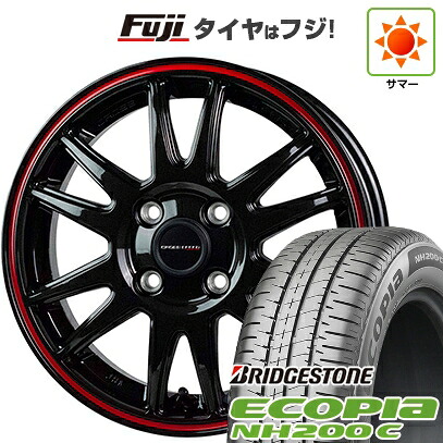 【新品 軽自動車】N-BOX タント スペーシア 夏タイヤ ホイール4本セット 165/55R15 ブリヂストン エコピア NH200 C ホットスタッフ クロススピード ハイパーエディションCR6【限定】 4.5J 15インチ(送料無料)｜フジコーポレーション