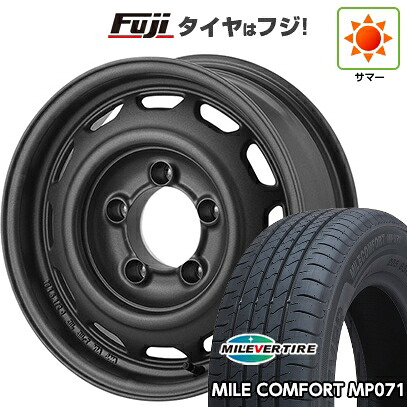 【新品】ジムニーシエラ/ジムニーノマド 夏タイヤ ホイール4本セット 215/65R16 ミレバー ミレコンフォート MP071(限定) アピオ ワイルドボア ベンチュラ 6J 16インチ(送料無料)｜フジコーポレーション