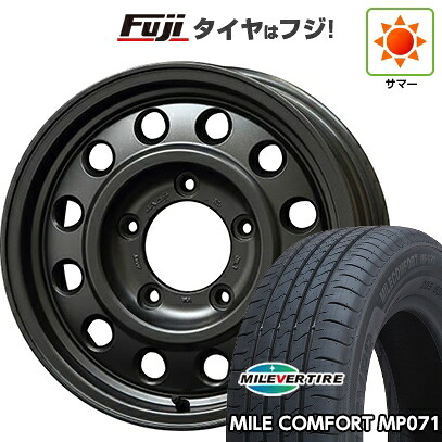 【新品】ジムニーシエラ/ジムニーノマド 夏タイヤ ホイール4本セット 215/65R16 ミレバー ミレコンフォート MP071(限定) ジャオス トライブ 6J 16インチ(送料無料)｜フジコーポレーション