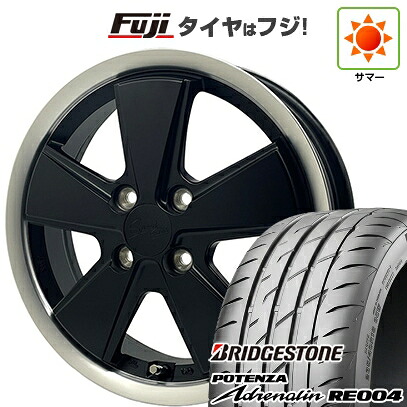 【新品 軽自動車】 夏タイヤ ホイール4本セット 165/55R14 ブリヂストン ポテンザ アドレナリン RE004 アウトストラーダ スピードスター 4.5J 14インチ(送料無料)|フジコーポレーション