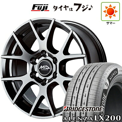 【新品】ランクル250/ランクル300 夏タイヤ ホイール4本セット 265/65R18 ブリヂストン アレンザ LX200 MID WHEELS レフィナーダ モーション3 トヨタ・レクサス車専用 8J 18インチ(送料無料)|フジコーポレーション