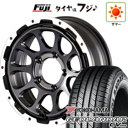 【新品】ジムニーシエラ/ジムニーノマド 夏タイヤ ホイール4本セット 215/65R16 ヨコハマ ジオランダー CV G058 モーターファーム ファームD10 6J 16インチ(送料無料)|フジコーポレーション