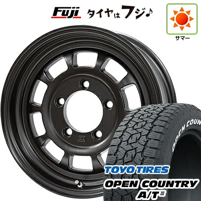 【新品】ジムニー 夏タイヤ ホイール4本セット 175/80R16 トーヨー オープンカントリー A/T III RWL/RBL ハイブリッジファースト ハイピーク J01 5.5J 16インチ(送料無料)|フジコーポレーション