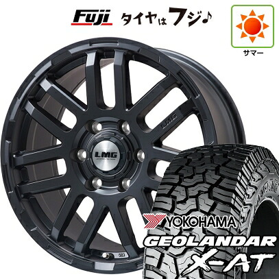 【新品】ランクル250/ランクル300 夏タイヤ ホイール4本セット 265/65R18 114 T ヨコハマ ジオランダー X-AT G016 RBL レアマイスター LMG TRAIL(マットブラック) 8.5J 18インチ(送料無料)｜フジコーポレーション