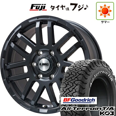 【新品】ランクル300 夏タイヤ ホイール4本セット 285/65R18 BFグッドリッチ オールテレーンT/A KO3 RWL レアマイスター LMG TRAIL(マットブラック) 8.5J 18インチ(送料無料)｜フジコーポレーション