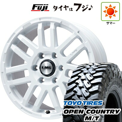 【新品】ランクル250 夏タイヤ ホイール4本セット 275/70R18 トーヨー オープンカントリー M/T レアマイスター LMG TRAIL(ホワイト) 8.5J 18インチ(送料無料)｜フジコーポレーション