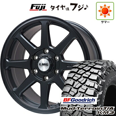 【新品】ランクル300 夏タイヤ ホイール4本セット 275/65R18 BFグッドリッチ マッドテレーンT/A KM3 レアマイスター LMG COMPASS(マットブラック) 8.5J 18インチ(送料無料)|フジコーポレーション