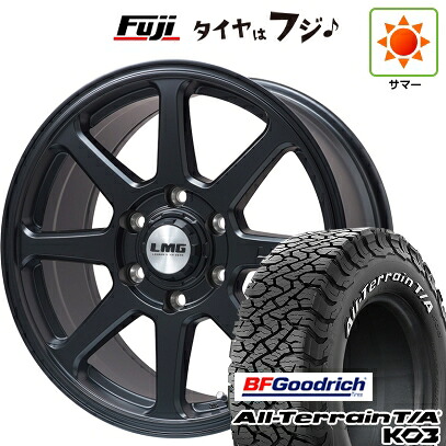 【新品】ランクル300 夏タイヤ ホイール4本セット 285/65R18 BFグッドリッチ オールテレーンT/A KO3 RWL レアマイスター LMG COMPASS(マットブラック) 8.5J 18インチ(送料無料)|フジコーポレーション