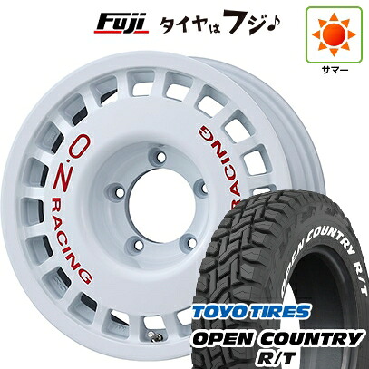 【新品】ジムニー 夏タイヤ ホイール4本セット 185/85R16 トーヨー オープンカントリー R/T RWL/RBL OZ ラリーレーシング 4X4 5.5J 16インチ(送料無料)｜フジコーポレーション