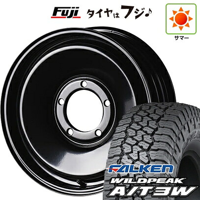 【新品】ジムニー 夏タイヤ ホイール4本セット 175/80R16 ファルケン ワイルドピーク A/T3W ビヨンド スーパームーン 5.5J 16インチ(送料無料)|フジコーポレーション