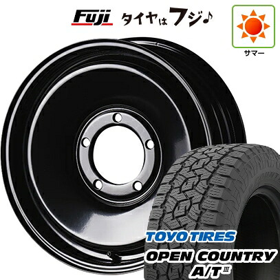 【新品】ジムニー 夏タイヤ ホイール4本セット 175/80R16 トーヨー オープンカントリー A/T III RBL ビヨンド スーパームーン 5.5J 16インチ(送料無料)|フジコーポレーション