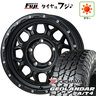 【新品】ジムニーシエラ/ジムニーノマド 夏タイヤ ホイール4本セット 215/65R16 ヨコハマ ジオランダー A/T4 G018 RBL モンツァ HI-BLOCK ジェラード 6J 16インチ(送料無料)｜フジコーポレーション