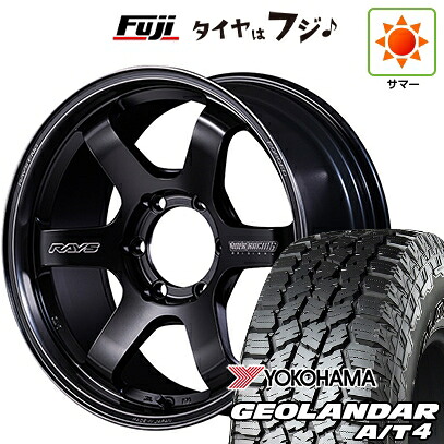 【新品】ランクル300 夏タイヤ ホイール4本セット 275/65R18 ヨコハマ ジオランダー A/T4 G018 OWL/RBL RAYS レイズ ボルクレーシング TE37SB Black Shadow LTD 8.5J 18インチ(送料無料)|フジコーポレーション