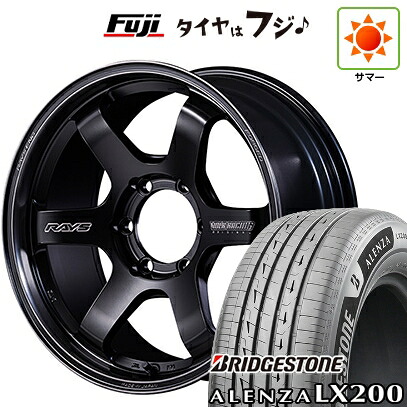 【新品】ランクル250/ランクル300 夏タイヤ ホイール4本セット 265/65R18 ブリヂストン アレンザ LX200 RAYS レイズ ボルクレーシング TE37SB Black Shadow LTD 8.5J 18インチ(送料無料)｜フジコーポレーション