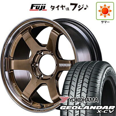 【新品】ランクル250 夏タイヤ ホイール4本セット 265/70R18 ヨコハマ ジオランダー X-CV G057 RAYS レイズ ボルクレーシング TE37SB ツアラー SR 8.5J 18インチ(送料無料)|フジコーポレーション