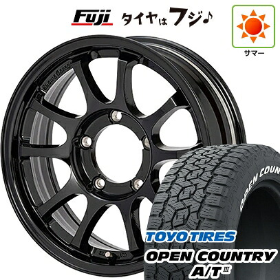 【新品】ジムニーシエラ/ジムニーノマド 夏タイヤ ホイール4本セット 215/70R16 トーヨー オープンカントリー A/T III RWL/RBL ショウワガレージ SNAP-WADE 5.5J 16インチ(送料無料)｜フジコーポレーション 114,250円