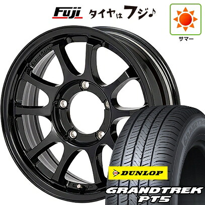 【新品】ジムニーシエラ/ジムニーノマド 夏タイヤ ホイール4本セット 215/70R16 ダンロップ グラントレック PT5 ショウワガレージ SNAP-WADE 5.5J 16インチ(送料無料)|フジコーポレーション