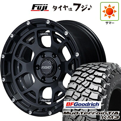 【新品】ランクル300 夏タイヤ ホイール4本セット 285/65R18 BFグッドリッチ マッドテレーンT/A KM3 RAYS レイズ デイトナ M6 8.5J 18インチ(送料無料)|フジコーポレーション