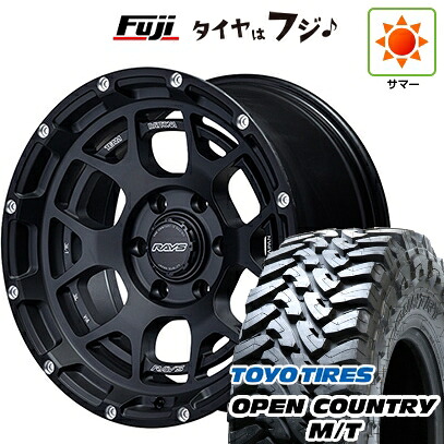 【新品】ランクル250 夏タイヤ ホイール4本セット 275/70R18 トーヨー オープンカントリー M/T RAYS レイズ デイトナ M6 8.5J 18インチ(送料無料)｜フジコーポレーション