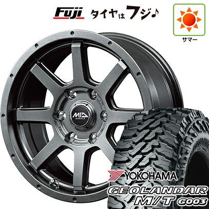 【新品】ランクル300 夏タイヤ ホイール4本セット 275/65R18 ヨコハマ ジオランダー M/T G003 MID WHEELS マッドライダー トヨタ車専用 7.5J 18インチ(送料無料)|フジコーポレーション