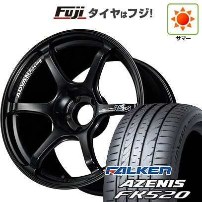 【新品】シビック タイプR(FL5) 夏タイヤ ホイール4本セット 265/35R18 ファルケン アゼニス FK520L YOKOHAMA ヨコハマ アドバンレーシング RG-4 9.5J 18インチ(送料無料)